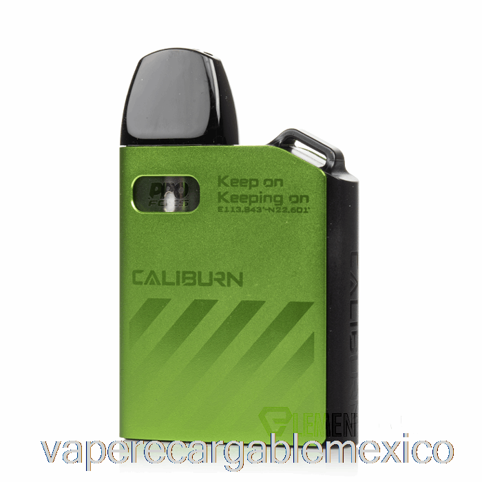 Vape Recargable Uwell Caliburn Ak2 15w Pod System Sombrío Verde